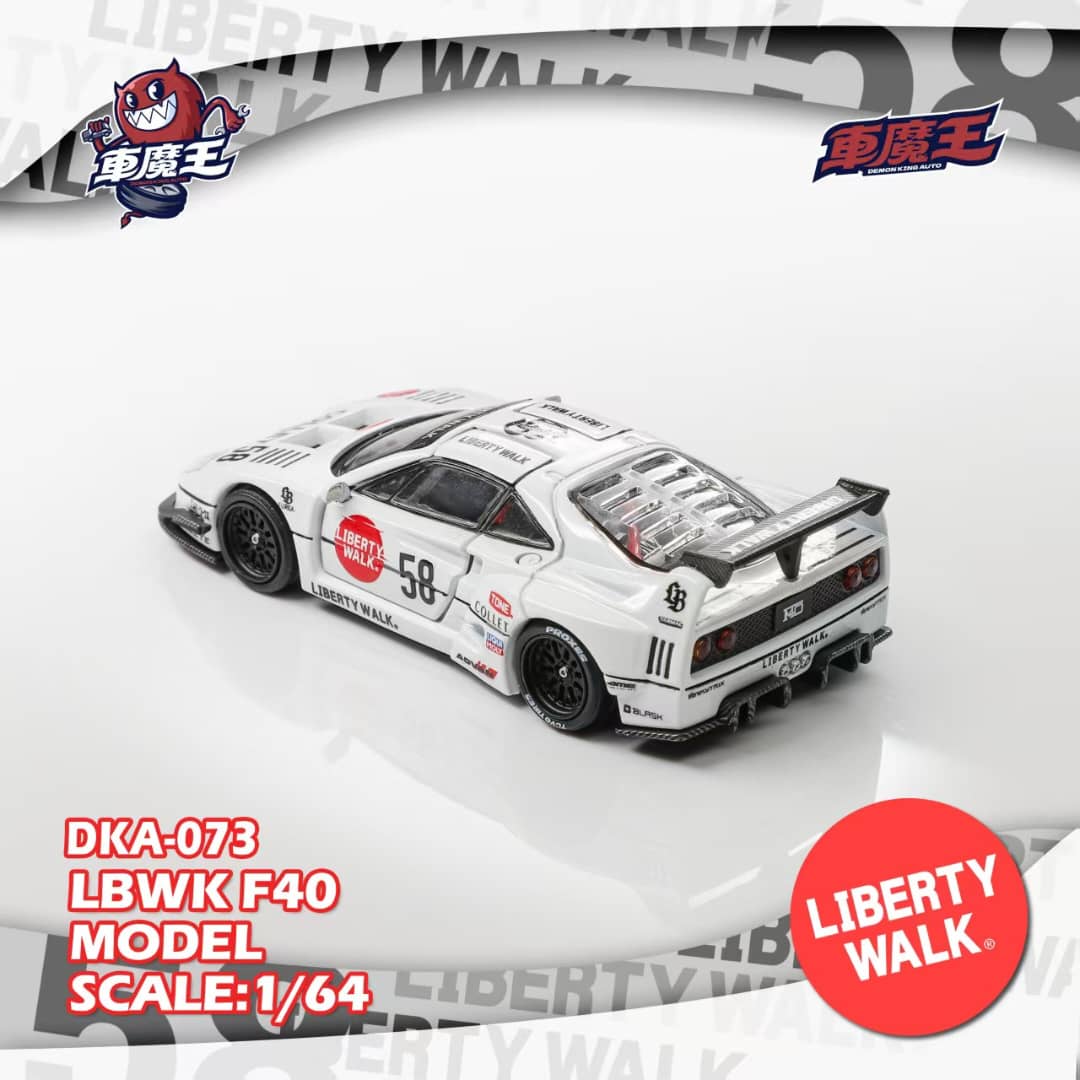Pre-Order] Demon King Auto LBWK F40 DKA-073 1/64 Diecast
