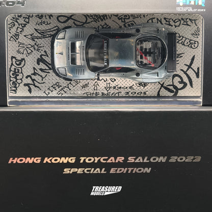 [CHASE] Inno64 LBWK Ferrari F40 Chase Matte Black Hong Kong Toy Car Salon 2023 Event Exclusive 1/64 Diecast