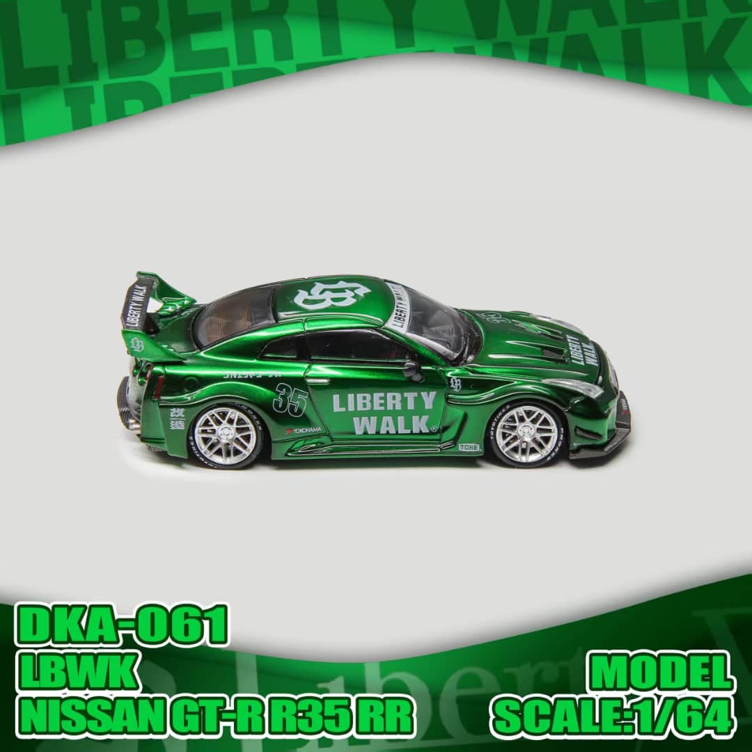 Pre-Order] Demon King Auto LBWK Nissan GT-R R35 RR Green Rear Wing