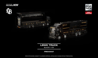 [Pre-Order] Pop Race LBWK TRUCK - BLACK PR640557 1/64 Diecast