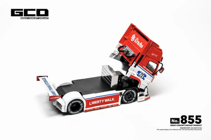 [Pre-Order] GCD LBWK UD Quon Truck Head Vol.2 #23 Red-White Livery KS-099-855 1/64 Diecast