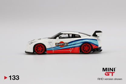 Mini GT LB WORKS Nissan GT-R (R35) Martini Racing MGT00133 1/64 Diecast