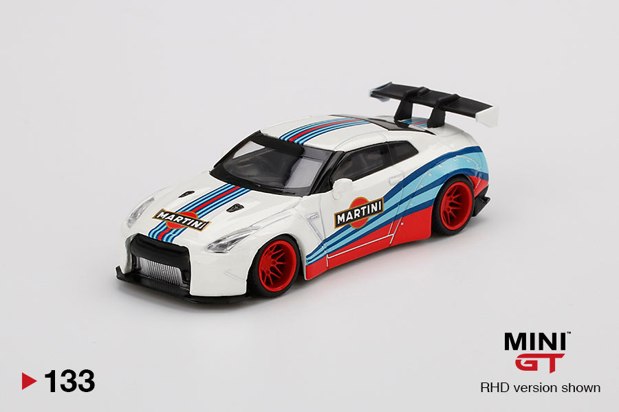 Mini GT LB WORKS Nissan GT-R (R35) Martini Racing MGT00133 1/64 Diecast