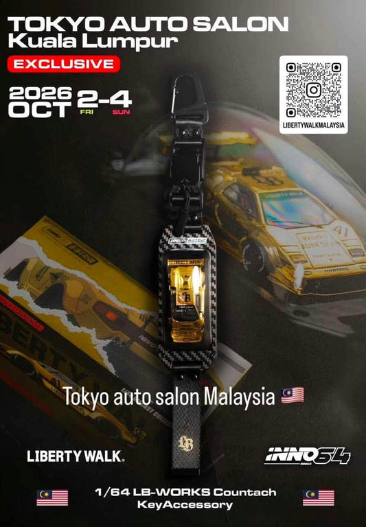INNO64 LB Works Countach GOLD Chrome DSTANS TASMY 2026 1/64 Diecast