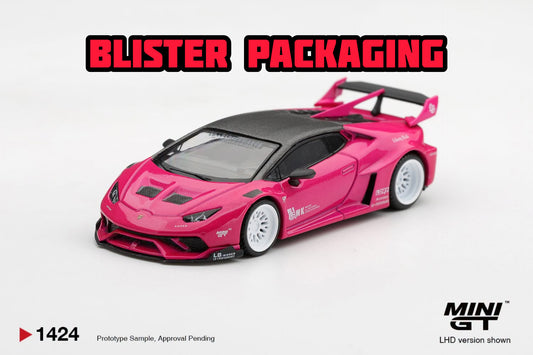 [PRE-ORDER] MINI GT LB★WORKS Lamborghini Huracán GT Ruby Purple Blister Packaging MGT01424-BL 1/64 Diecast