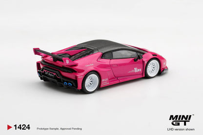 [PRE-ORDER] MINI GT LB★WORKS Lamborghini Huracán GT Ruby Purple MGT01424 1/64 Diecast