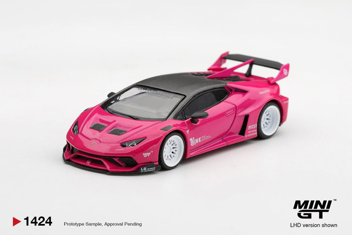 [PRE-ORDER] MINI GT LB★WORKS Lamborghini Huracán GT Ruby Purple MGT01424 1/64 Diecast