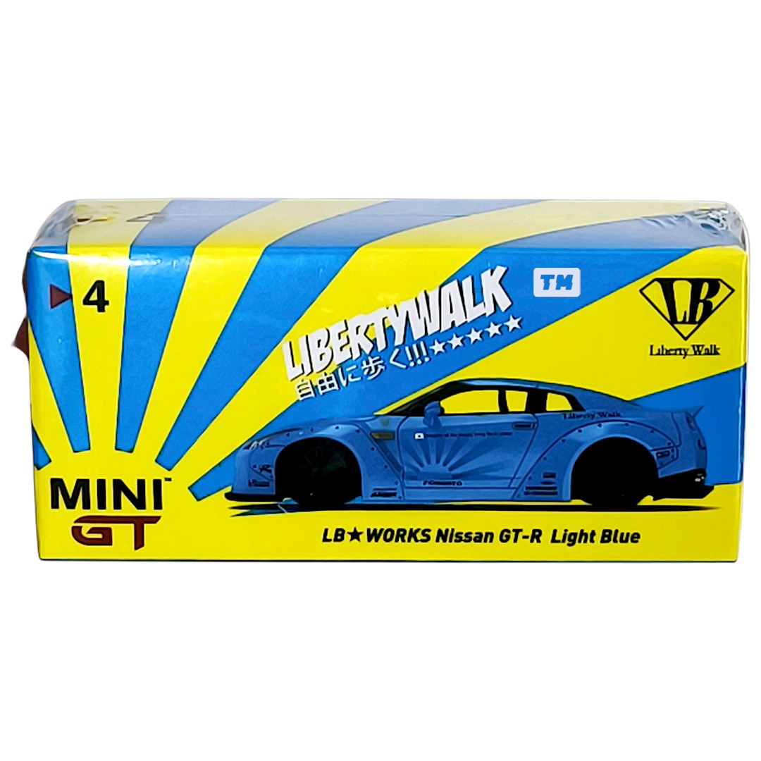 Mini GT LB☆WORKS Nissan GT-R (R35) Light Blue MGT00004 1/64
