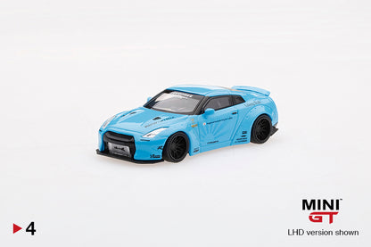 Mini GT LB★WORKS Nissan GT-R (R35) Light Blue MGT00004 1/64 Diecast