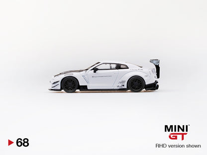 Mini GT LB★WORKS Nissan GT-R (R35) White MGT00068 1/64 Diecast