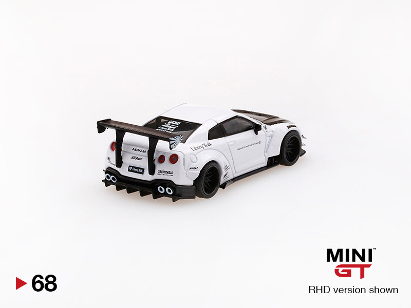Mini GT LB★WORKS Nissan GT-R (R35) White MGT00068 1/64 Diecast