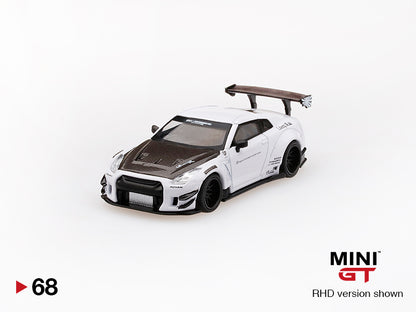 Mini GT LB★WORKS Nissan GT-R (R35) White MGT00068 1/64 Diecast