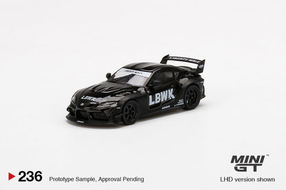 Mini GT LB★WORKS Toyota GR Supra Black MGT00236 1/64 Die Cast