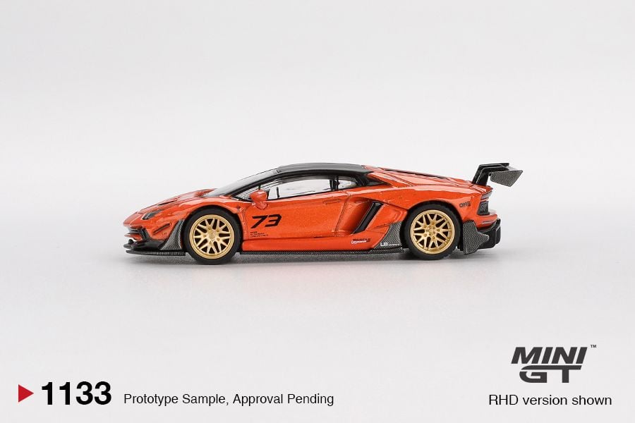 *Pre-Order* Mini GT Lamborghini Aventador LB★WORKS Limited Edition Orange MDX MGT011332025 1/64 Diecast