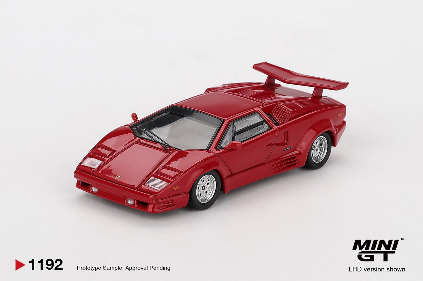 [Pre-Order] Mini GT Lamborghini Countach 25th Anniversary Red MGT01192 1/64 Diecast