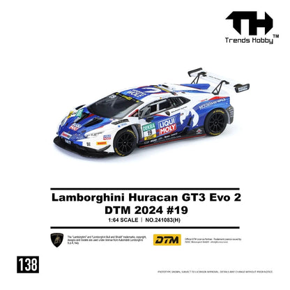 [Pre-Order] Trends Hobby Lamborghini Huracan GT3 EVO2 DTM 2024 #19 241083H 1/64 Diecast