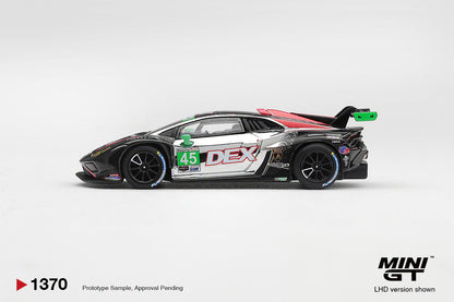 [Pre-Order] Mini GT Lamborghini Huracan GT3 EVO2 #45 DEX Wayne Taylor Racing MGT01370 1/64 Diecast
