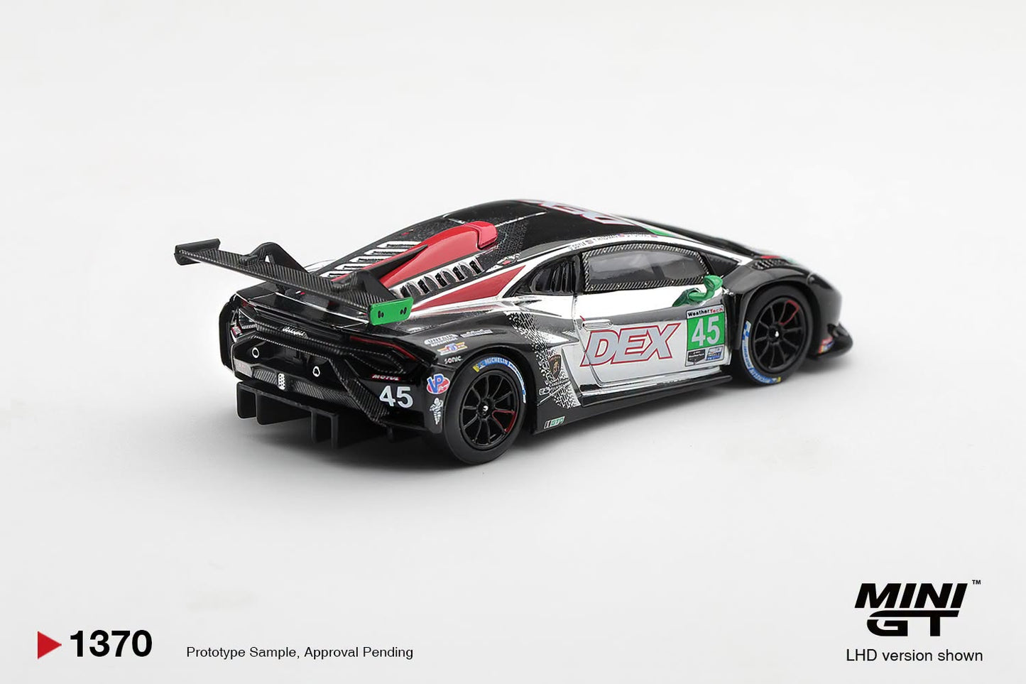 [Pre-Order] Mini GT Lamborghini Huracan GT3 EVO2 #45 DEX Wayne Taylor Racing MGT01370 1/64 Diecast