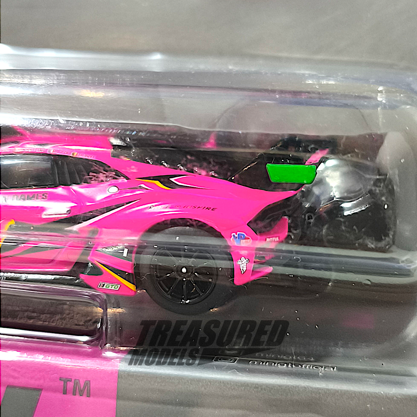 Mini GT Lamborghini Huracán GT3 EVO2 #83 Iron Dames 2023 IMSA Daytona 24 Hrs Blister Packaging MGT00772 1/64 Diecast