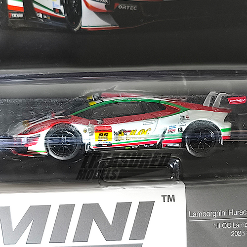 Mini GT Lamborghini Huracán GT3 EVO2 #88 JLOC Lamborghini GT3  JLOC  2023 SUPER GT SERIES MGT00690 1/64 Die Cast