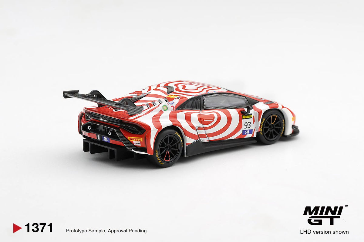 [Pre-Order] Mini GT Lamborghini Huracan GT3 EVO2 #93 Wall Racing 2025 Bathurst 12 hrs MGT01371 1/64 Diecast