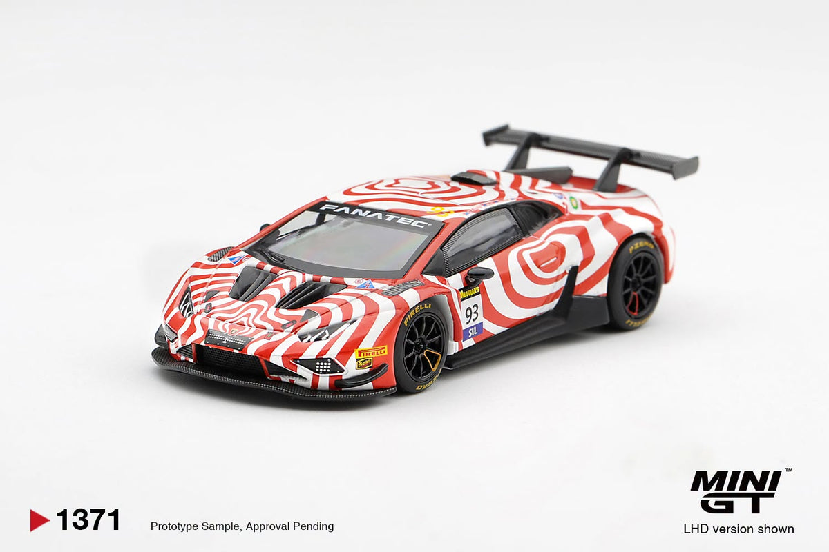 [Pre-Order] Mini GT Lamborghini Huracan GT3 EVO2 #93 Wall Racing 2025 Bathurst 12 hrs MGT01371 1/64 Diecast