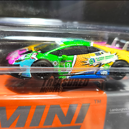 Mini GT Lamborghini Huracán GT3 EVO #19 GEAR Racing 2020 IMSA Daytona 24 Hrs Blister Packaging MGT00552 1/64 Diecast