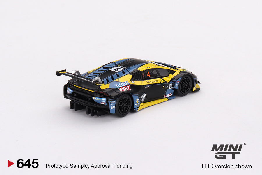 Mini GT Lamborghini Huracán GT3 EVO #4 2022 Macau GP Macau GT Cup 3rd Place MGT00645 1/64 Diecast