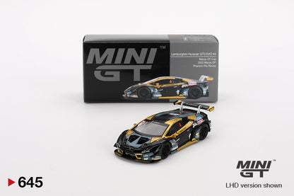Mini GT Lamborghini Huracán GT3 EVO #4 2022 Macau GP Macau GT Cup 3rd Place MGT00645 1/64 Diecast