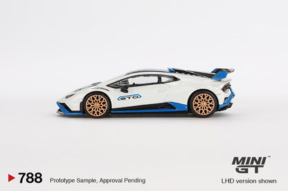 Mini GT Lamborghini Huracán STO Bianco Asopo MGT00788 1/64 Die Cast