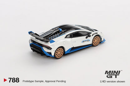 Mini GT Lamborghini Huracán STO Bianco Asopo MGT00788 1/64 Die Cast