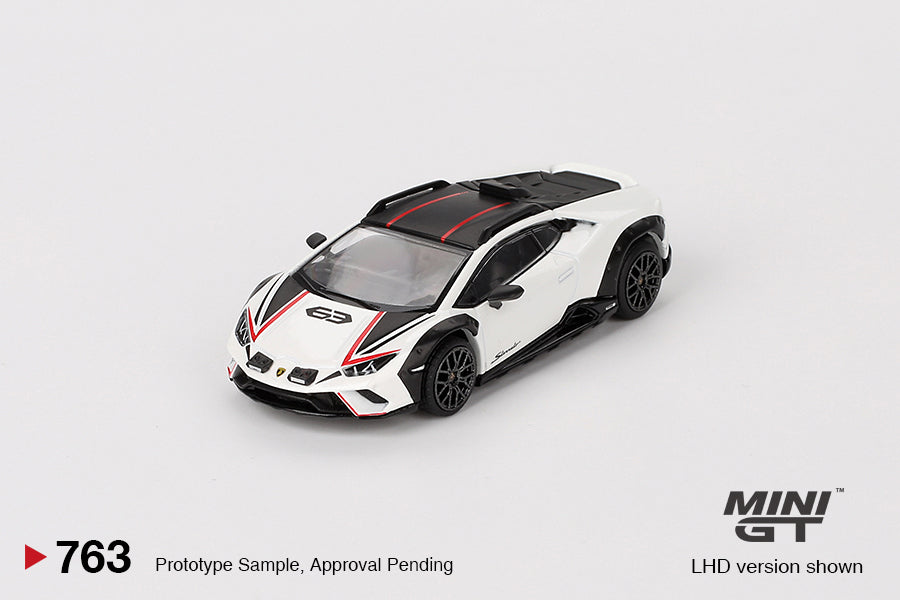 Mini GT Lamborghini Huracán Sterrato Bianco Asopo MGT00763 1/64 Diecast