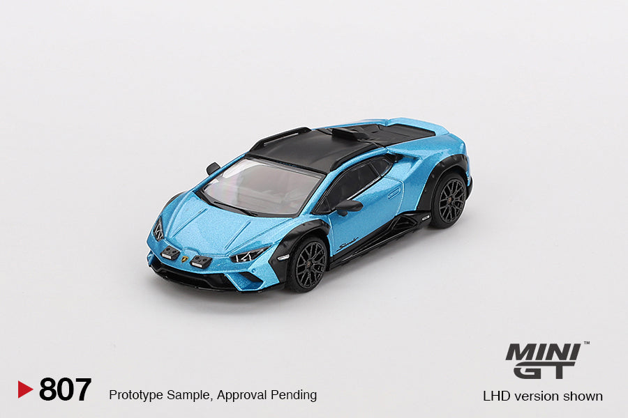 Mini GT Lamborghini Huracan Sterrato Blu Aegir MGT00807 1/64 Die Cast