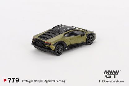 Mini GT Lamborghini Huracán Sterrato Verde Gea Matt MGT00779 1/64 Die Cast