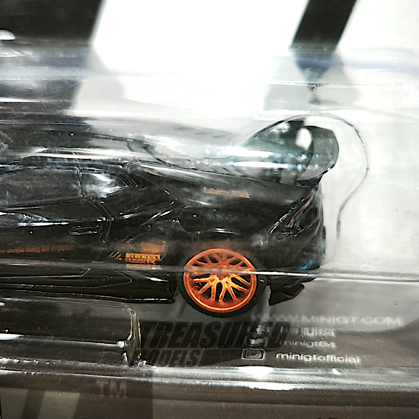 Mini GT Lamborghini Huracan Ver. 1 Black LB Works Blister Packaging LBWK Card MGT00234 1/64 Diecast