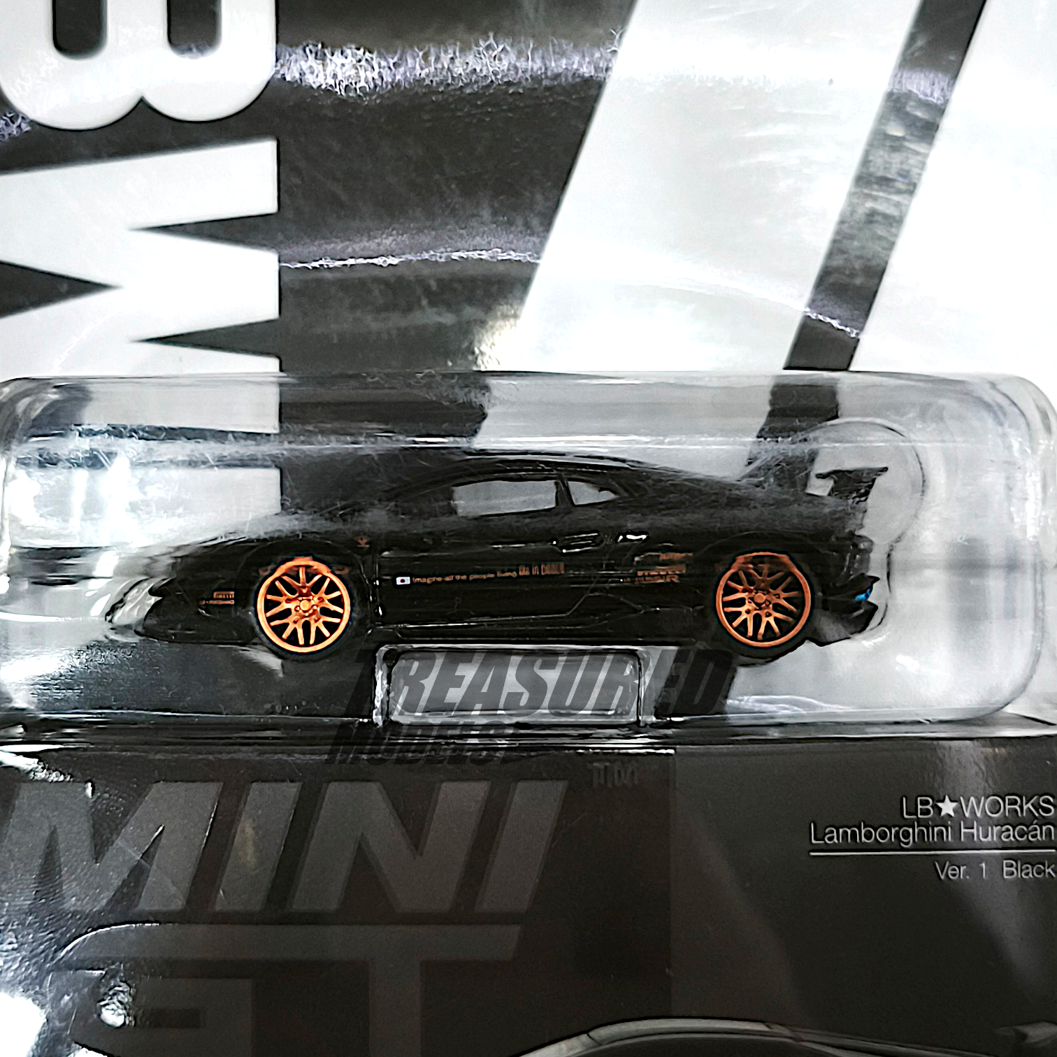 Mini GT Lamborghini Huracan Ver. 1 Black LB Works Blister
