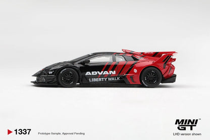 [Pre-Order] Mini GT Lamborghini LB-Silhouette WORKS MURCIELAGO GT Evo Advan MGT01337 1/64 Diecast
