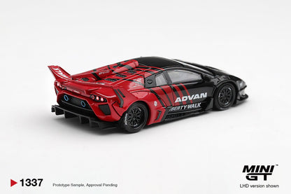 [Pre-Order] Mini GT Lamborghini LB-Silhouette WORKS MURCIELAGO GT Evo Advan MGT01337 1/64 Diecast