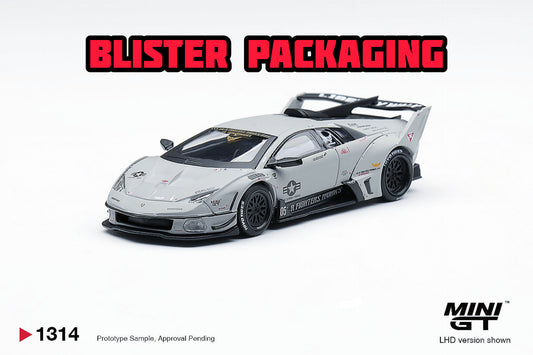 [Pre-Order] Mini GT Lamborghini LB-Silhouette WORKS MURCIELAGO GT Evo Fighter Blister Packaging MGT01314BL 1/64 Diecast