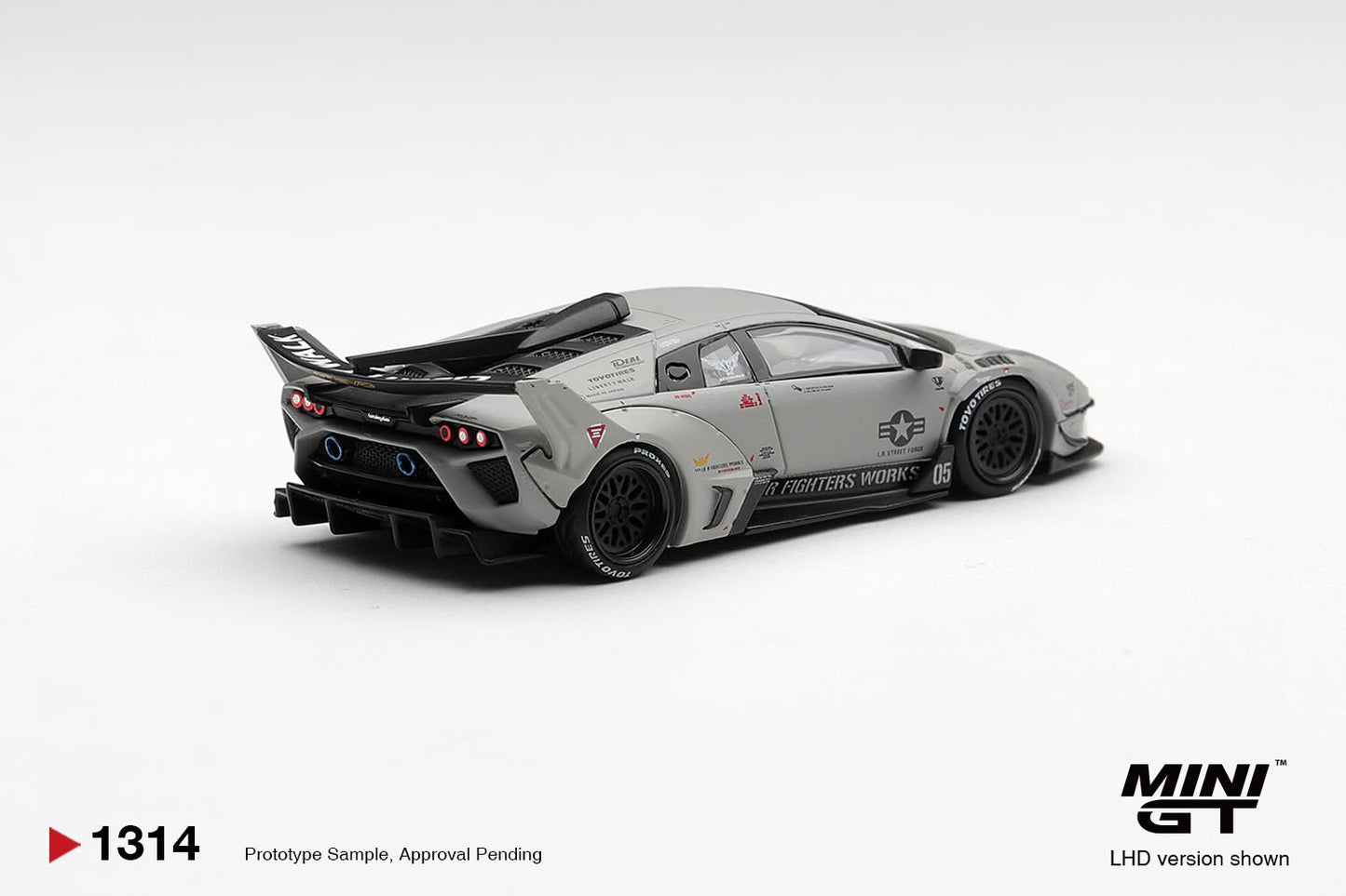 [Pre-Order] Mini GT Lamborghini LB-Silhouette WORKS MURCIELAGO GT Evo Fighter MGT01314 1/64 Diecast