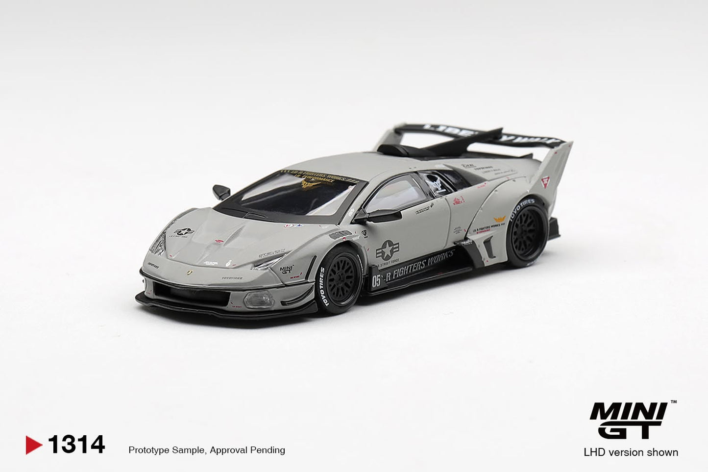[Pre-Order] Mini GT Lamborghini LB-Silhouette WORKS MURCIELAGO GT Evo Fighter MGT01314 1/64 Diecast