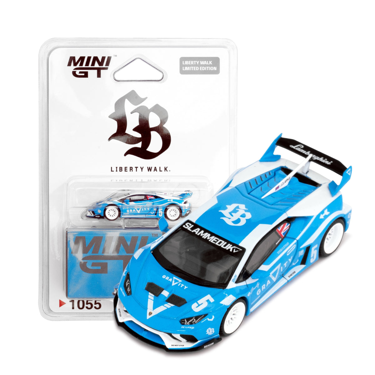 Mini GT Lamborghini LB☆WORKS Huracán GT GRAVITY LB Card Blister MINI GT LBWK Lamborghini Huracán GRAVITY