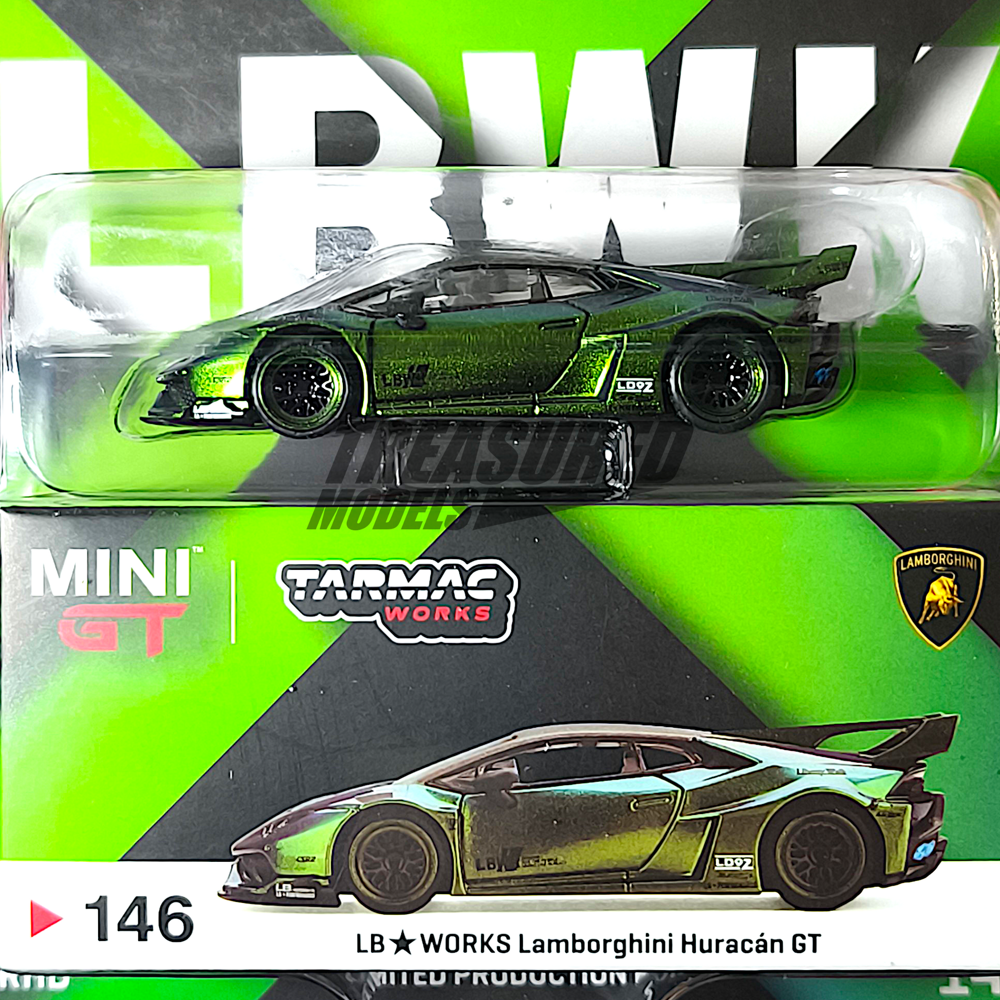 Mini GT x Tarmac Works Lamborghini LB☆WORKS Huracán GT Magic
