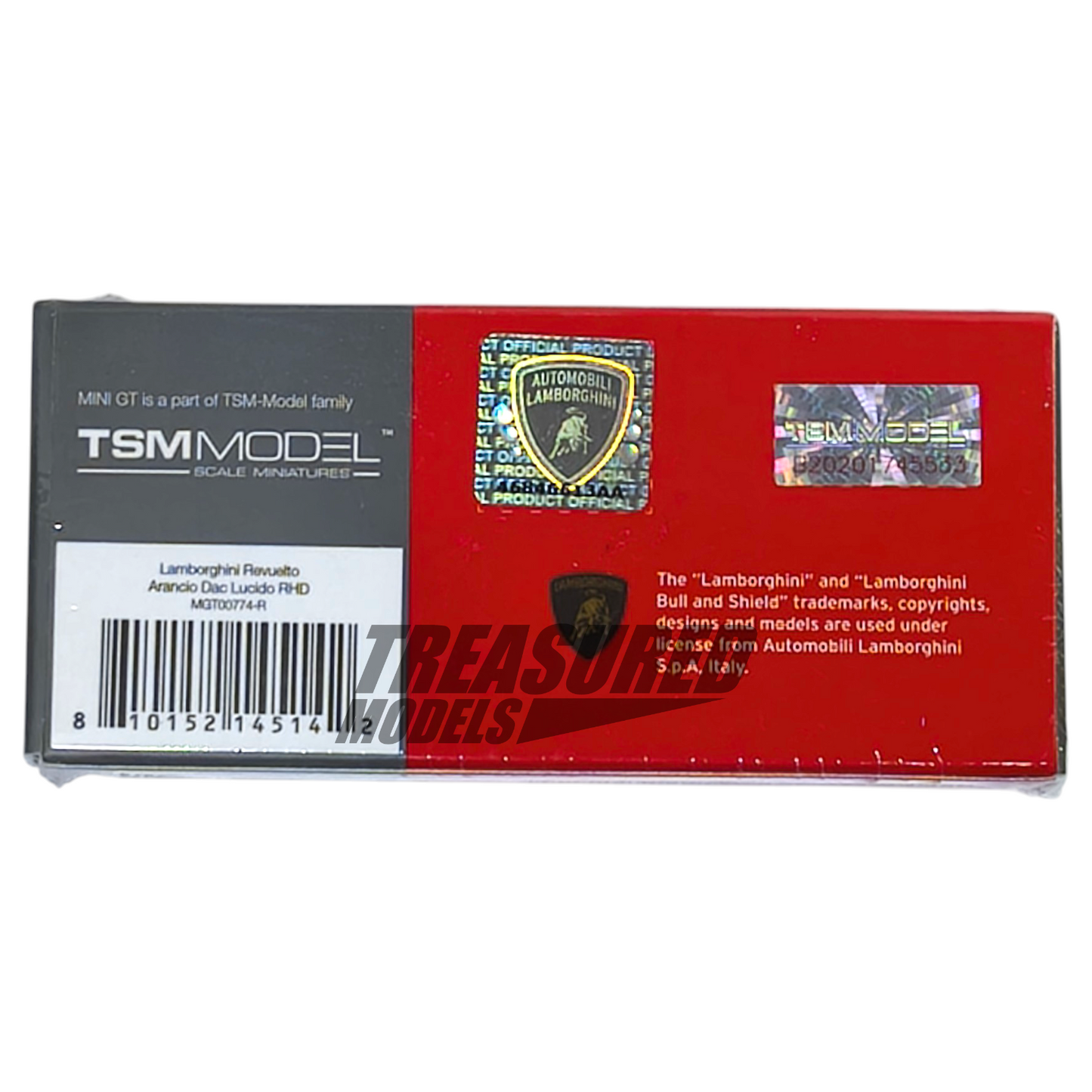 Mini GT Lamborghini Revuelto Arancio Dac Lucido MGT00774 1/64 Die Cast