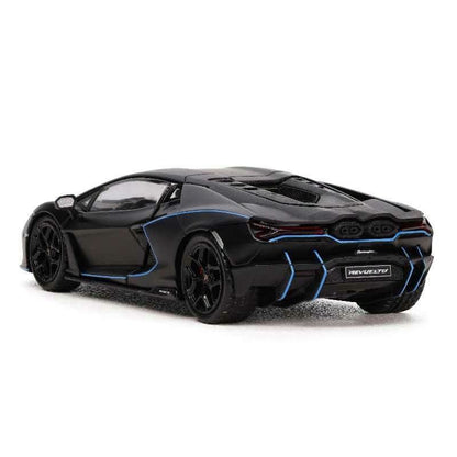 [HK ToyCar] Hung Hing Lamborghini Revuelto Black Hong Kong Toy Car Salon 2026 1/64 Diecast