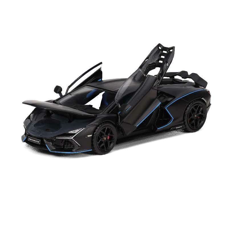 [HK ToyCar] Hung Hing Lamborghini Revuelto Black Hong Kong Toy Car Salon 2026 1/64 Diecast