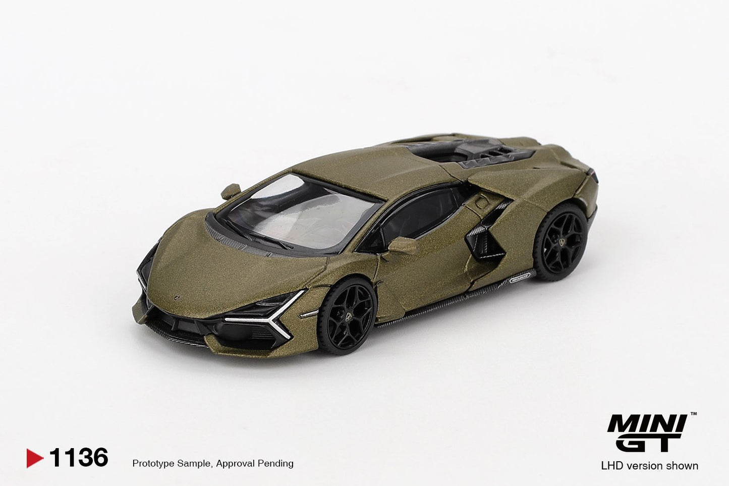[Pre-Order] Mini GT Lamborghini Revuelto Verde Gea Matte MGT01136 1/64 Diecast