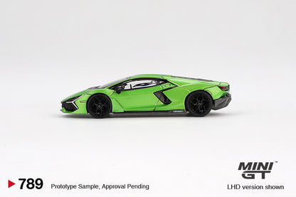 Mini GT Lamborghini Revuelto Verde Selvans MGT00789 1/64 Die Cast