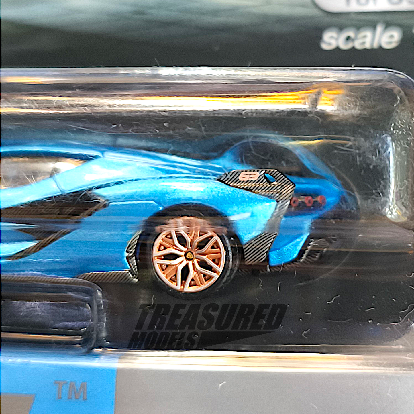 Mini GT Lamborghini Sian FKP 37 Blu Aegir MGT00573 1/64 Die Cast