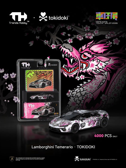 Trends Hobby Lamborghini Temerario Tokidoki Hong Kong Toy Car Salon 2026 1/64 Diecast